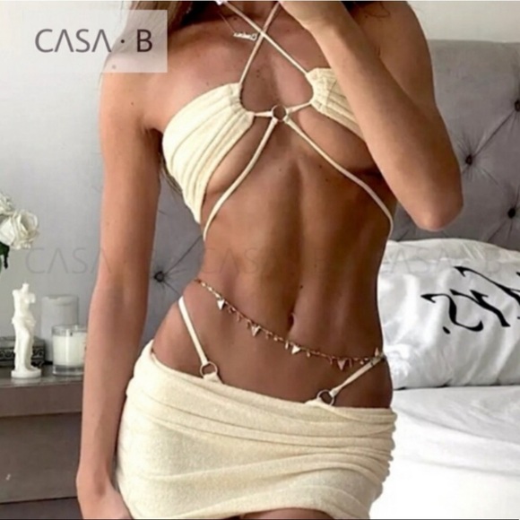 NEW to CASA B SWIM 💫🐚 | Aurora Velvet Multi Way 3 Piece Brazilian Bikini Set - Picture 1 of 12